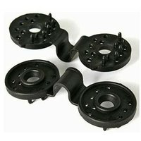 Ulisem 10er Set schwarze Aufsteckösen - Ideal zur Befestigung für Ihren Garten, Terrasse und Balkon - Schutz vor Wind und Ihr Sichtschutz von ULISEM