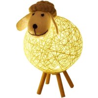 Ulisem 1pc Lamm Nachtlicht Niedliche Nachttischlampe Nachttischlampe Neuheit LED-Licht von ULISEM