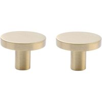 Ulisem 2 Stück Messing-Schubladengriffe für Schrank, Schublade, Kleiderschrank, Tür, Einzelloch, Gold Ulisem 2 Stück Messing-Schubladengriffe für Schrank, Schublade, Kleiderschrank, Tür, Einzelloch, Gold von ULISEM