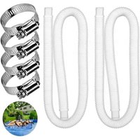 Ulisem 2-teiliger Ersatzschlauch für oberirdische Schwimmbecken, Ersatzschlauch für Poolfilterpumpe (59 x 1,25 Zoll) von ULISEM