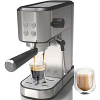Ulisem 20-Bar-Espressomaschine, 2-in-1-Espressomaschine mit Milchaufschäumer und Dampfstab für Latte und Cappuccino, Pulver- und Kapselhalter, 1 l Ulisem 20-Bar-Espressomaschine, 2-in-1-Espressomaschine mit Milchaufschäumer und Dampfstab für Latte und Cappuccino, Pulver- und Kapselhalter, 1 l von ULISEM