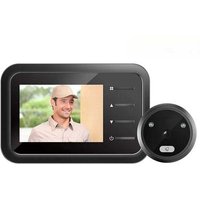 Ulisem - 2024 Neue 2,4-Zoll-LCD-Türklingelkamera mit IR-Nachtsicht – visuelle Türklingel-Sicherheitskamera für den Außenbereich für Smart Home von ULISEM