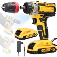 Ulisem 21 V 2-in-1-Lithium-Bohrschrauber, elektrischer Schraubendreher, Multifunktions-Elektrowerkzeug, bürstenloser Motor, praktischer von ULISEM