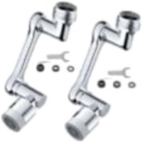 2er-Pack Universal-Wasserhahn-Luftsprudler, 1080° schwenkbar – Schwenkbare Verlängerung – Universal-Wasserhahn-Ventilator für 2er-Pack Universal-Wasserhahn-Luftsprudler, 1080° schwenkbar – Schwenkbare Verlängerung – Universal-Wasserhahn-Ventilator für von ULISEM