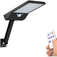 Ulisem 2er-Pack Solarleuchten für den Außenbereich, Bewegungsmelder, 48 solarbetriebene LED-Leuchten mit Fernbedienung, wasserdicht für Garten, Hof, von ULISEM
