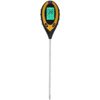 Ulisem 4-in-1-Bodentester, digitales Feuchtigkeitsmessgerät, PH-Lichtsensor, multifunktionaler Bodentester für Garten, Bauernhof, Rasen von ULISEM