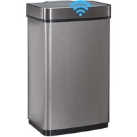 Ulisem 60L Sensor-Mülleimer, Küchen-Mülleimer aus Edelstahl mit Bewegungsmelder, batteriebetrieben, grau Ulisem 60L Sensor-Mülleimer, Küchen-Mülleimer aus Edelstahl mit Bewegungsmelder, batteriebetrieben, grau von ULISEM