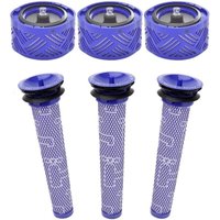 6er-Pack Ersatz-HEPA-Filter für Dyson V6 DC58 DC59 DC62 DC72 DC74 SV03 SV04 SV05 SV06 SV07 SV08 SV09 Absolute Animal Motorhead Staubsauger von ULISEM