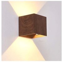 Ulisem 8W LED-Wandleuchte aus Holz, Innenbeleuchtung nach oben und unten, 3000K, modernes Nachtlicht für Wohnzimmer, Schlafzimmer, Flur, Balkon, Ulisem 8W LED-Wandleuchte aus Holz, Innenbeleuchtung nach oben und unten, 3000K, modernes Nachtlicht für Wohnzimmer, Schlafzimmer, Flur, Balkon, von ULISEM