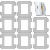 Ulisem 8er-Pack waschbare Mikrofaser-Reinigungstücher W1 Pro Zubehör-Set für Ecovacs Winbot W1 W1 Pro Series Fenster-Roboterstaubsauger Ulisem 8er-Pack waschbare Mikrofaser-Reinigungstücher W1 Pro Zubehör-Set für Ecovacs Winbot W1 W1 Pro Series Fenster-Roboterstaubsauger von ULISEM