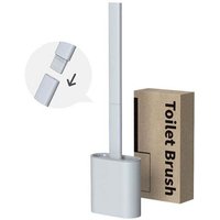 Ulisem Abnehmbare Silikon-Toilettenbürste, Hängende Toilettenbürste mit Schnelltrocknender Basis, Silikon-Toilettenbürste Flexible Reinigung, Ulisem Abnehmbare Silikon-Toilettenbürste, Hängende Toilettenbürste mit Schnelltrocknender Basis, Silikon-Toilettenbürste Flexible Reinigung, von ULISEM