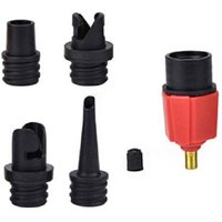 Ulisem - Adapter vom Autokompressorventil auf Aufblaspumpe, Aufblasventiladapter mit 4 Düsen für Luftmatratze, Schwimmring/Pool, aufblasbares Ulisem - Adapter vom Autokompressorventil auf Aufblaspumpe, Aufblasventiladapter mit 4 Düsen für Luftmatratze, Schwimmring/Pool, aufblasbares von ULISEM