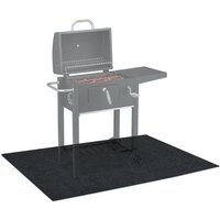 Ulisem Bodenschutzmatte, Outdoor Grillschutzmatte, rutschfeste Unterseite, Grillmatte, 120 x 100 cm, Anthrazit Ulisem Bodenschutzmatte, Outdoor Grillschutzmatte, rutschfeste Unterseite, Grillmatte, 120 x 100 cm, Anthrazit von ULISEM