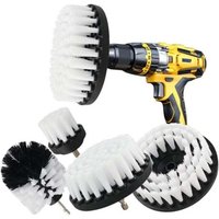 Ulisem Bohrbürste, Power-Schrubberbürsten zum Reinigen von Badezimmer, Auto, Teppichboden, Toilette, Küche, Keramikoberflächen (weiß, 5 Stück) von ULISEM