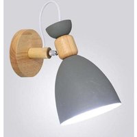 Ulisem - Creative Moderne Wandleuchte, einfache Wandlampe aus Eisen, E27-Sockel, nordischer Art-Deco-Stil, für Schlafzimmer, Wohnzimmer, Ulisem - Creative Moderne Wandleuchte, einfache Wandlampe aus Eisen, E27-Sockel, nordischer Art-Deco-Stil, für Schlafzimmer, Wohnzimmer, von ULISEM