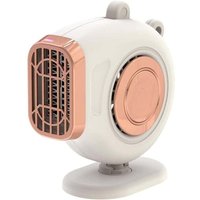 Ulisem - Cup-förmiger Auto-Heizungs-Warmluftventilator Elektrischer Ventilator Windschutzscheiben-Defogger Drehbarer Faltbarer Defroster Tragbar von ULISEM