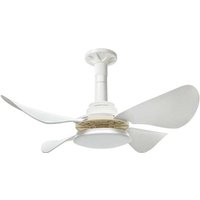 Ulisem Deckenventilator mit Licht und Fernbedienung, 62 cm, 48 W, kleiner dimmbarer LED-Deckenventilator, Ventilator-Kronleuchter von ULISEM