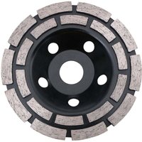 Ulisem Diamantscheibe zum Betonschleifen, 125 x 22,2 mm, zweireihig, Universal-Diamantschleifscheibe zum Schleifen von Beton, Stein, Granit, Estrich, Ulisem Diamantscheibe zum Betonschleifen, 125 x 22,2 mm, zweireihig, Universal-Diamantschleifscheibe zum Schleifen von Beton, Stein, Granit, Estrich, von ULISEM