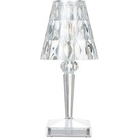 Ulisem Diamond Crystal Tischlampe, wiederaufladbare Kristall-Schlafzimmer-Nachttischlampe über USB, einstellbare Temperatur/Helligkeit, Touch-Typ von ULISEM