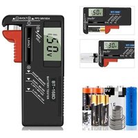 Ulisem Digitaler Batterietester, Universal-Batterietester, Batterietester, für AA, AAA, C, D, PP3, 9 V, 1,5 V, Knopfbatterien – funktioniert ohne Ulisem Digitaler Batterietester, Universal-Batterietester, Batterietester, für AA, AAA, C, D, PP3, 9 V, 1,5 V, Knopfbatterien – funktioniert ohne von ULISEM
