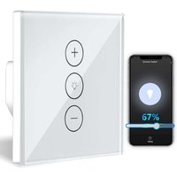 Ulisem - Dimmer, Prozentfunktion WiFi Lichtdimmer mit Timerfunktion, wlan Sprachsteuerung Einbauleuchtendimmer Ulisem - Dimmer, Prozentfunktion WiFi Lichtdimmer mit Timerfunktion, wlan Sprachsteuerung Einbauleuchtendimmer von ULISEM