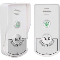 Ulisem Drahtlose Gegensprechanlage, 1 V 1 Zweiwege-Elektronikklingel, Drahtlose wasserdichte Gegensprechanlage mit Kontrollleuchte Ulisem Drahtlose Gegensprechanlage, 1 V 1 Zweiwege-Elektronikklingel, Drahtlose wasserdichte Gegensprechanlage mit Kontrollleuchte von ULISEM