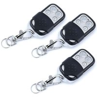 Ulisem Drahtlose Kopierfernbedienung, Metall, 4 Schlüssel, Garagentor, Rollladen, Fernbedienung, Kopiercode, 3 Stück von ULISEM