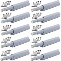Ulisem Drücken zum Öffnen von Magnetriegeln. Magnetverschlüsse zum Öffnen öffnen und schließen Türen mit einem einfachen Druck (10 Stück). von ULISEM