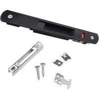 Ulisem Edelstahl-Schiebefensterschloss mit schwarzem Glas, einteilig von ULISEM