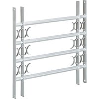 Ulisem Einbruchsicheres Fenstergitter, erweiterbar, für außen, Stahl, 600 x 700-1050 mm, Sicherheitsgitter, grau von ULISEM