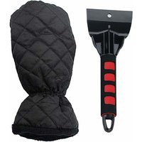 Ulisem Eiskratzer mit Handschuh für Auto, SUV und Van, robuster Eiskratzer zum Enteisen von Auto-Windschutzscheiben und -Fenstern, ideal für den von ULISEM
