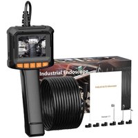 Ulisem Endoskopkamera, 1080P HD-Endoskop mit 2-fachem Zoom, IP67 wasserdichte 2,4-Zoll-IPS-Rohrinspektionskamera, 5 m halbstarres Kabel, 8 von ULISEM