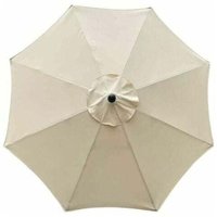 Ulisem Ersatzbezug für Sonnenschirm, 8 Streben, 3 m, wasserdicht, UV-beständig, Ersatzstoff, Beige Ulisem Ersatzbezug für Sonnenschirm, 8 Streben, 3 m, wasserdicht, UV-beständig, Ersatzstoff, Beige von ULISEM