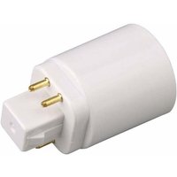 GX24Q LED-Lampenadapter auf E27 4-polige Fassung (2 Stück) - Ulisem von ULISEM