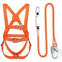 Ulisem Ganzkörper-Sicherheitsgurt mit Doppelseil, 3 m, großer Haken, Sicherheitsgurt, Fünfpunkt-Sicherheitsgurt Ulisem Ganzkörper-Sicherheitsgurt mit Doppelseil, 3 m, großer Haken, Sicherheitsgurt, Fünfpunkt-Sicherheitsgurt von ULISEM