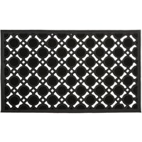 Ulisem Gummi-Fußmatte LxB: 75x45 cm, rutschfest, zuschneidbar, wetterfest, schmutzabweisend, Fußmatte/Matte, schwarz Ulisem Gummi-Fußmatte LxB: 75x45 cm, rutschfest, zuschneidbar, wetterfest, schmutzabweisend, Fußmatte/Matte, schwarz von ULISEM