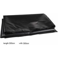 Ulisem HDPE-Gummifolie für kleine Teiche, Fischteiche und Gartenbrunnen, Schwarz, 3 x 3 m Ulisem HDPE-Gummifolie für kleine Teiche, Fischteiche und Gartenbrunnen, Schwarz, 3 x 3 m von ULISEM