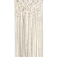 Ulisem - Handgewebter Wandbehang aus Baumwolle, Boho-Makramee-Wandteppich, Raumteiler, gewebter, kunstvoller, moderner Vorhang für die Hochzeits- und von ULISEM
