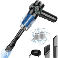 Kabelloser Autostaubsauger 29000Pa 120W – Leistungsstarker wiederaufladbarer Handstaubsauger mit LCD-Display und langer Akkulaufzeit von ULISEM