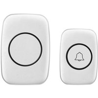 Ulisem Kabelloses, wasserdichtes Türklingel-Set, unterscheidet Vorder- und Hintertüren, 300 m+ Reichweite und 60 Melodien, 5-stufige Lautstärke und von ULISEM