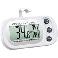 Ulisem Kühlschrankthermometer, digitales Gefrierschrankthermometer mit Haken, gut lesbares LCD-Display Ulisem Kühlschrankthermometer, digitales Gefrierschrankthermometer mit Haken, gut lesbares LCD-Display von ULISEM