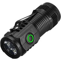 Ulisem - LED-Handleuchte, Mini-Taschenlampe, tragbar, hohe Helligkeit, mit Clip, 3 Modi, Handleuchte für Zuhause, Notfall, Camping, Ulisem - LED-Handleuchte, Mini-Taschenlampe, tragbar, hohe Helligkeit, mit Clip, 3 Modi, Handleuchte für Zuhause, Notfall, Camping, von ULISEM