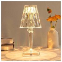 Ulisem LED-Kristall-Tischlampe, Diamant-Kristall-Tischlampe, 3 Farbwechsel, Touch-Steuerung, mit USB-Kabel Ulisem LED-Kristall-Tischlampe, Diamant-Kristall-Tischlampe, 3 Farbwechsel, Touch-Steuerung, mit USB-Kabel von ULISEM
