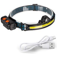 Leistungsstarker wiederaufladbarer LED-Scheinwerfer, Zoom-Scheinwerfer mit empfindlichem Sensormodus, Blendlicht-Taschenlampe für von ULISEM