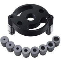 Ulisem Locher-Lokalisierer, Bohrbuchse mit 8 Bohrbuchsen 3/4/5/6/7/8/9/10 mm, vertikale Locher-Bohrlehre mit Bohrführungsbuchsen zum Stanzen von Ulisem Locher-Lokalisierer, Bohrbuchse mit 8 Bohrbuchsen 3/4/5/6/7/8/9/10 mm, vertikale Locher-Bohrlehre mit Bohrführungsbuchsen zum Stanzen von von ULISEM