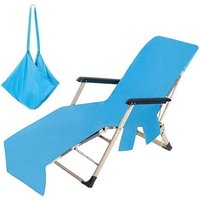 Ulisem Lounge-/Strandstuhl-Handtuch – Mikrofaser-Poolabdeckung, Handtuch für Sonnenliegen, schnell trocknender Outdoor-Stuhlschutz mit sicherem Sitz, von ULISEM