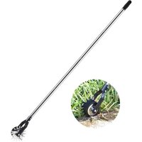 Ulisem Manueller Unkrautstecher, Handsäge, Edelstahlrad, Rotationstrimmer, manueller Kantenschneider – 4 Abschnitte, 171 cm von ULISEM