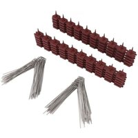 Ulisem Mehrzweck-Vogelspikes, 4,5 m, einfache Installation und langlebige Vogelabwehr-Briefkastenspikes für Zäune (SK430 (4+2)) von ULISEM