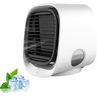 Ulisem - Mini-Tragbare Klimaanlage, 3-in-1-Luftkühler-Ventilator-Klimaanlage 3 Geschwindigkeiten Persönliche Tragbare Klimaanlage Mini-Leise Ulisem - Mini-Tragbare Klimaanlage, 3-in-1-Luftkühler-Ventilator-Klimaanlage 3 Geschwindigkeiten Persönliche Tragbare Klimaanlage Mini-Leise von ULISEM