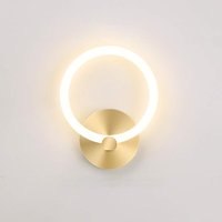 Ulisem Moderne goldene Wandleuchte für den Innenbereich, nordische augenschonende runde LED-Wandleuchte, elegante Nachttischlampen mit Acrylschirm, Ulisem Moderne goldene Wandleuchte für den Innenbereich, nordische augenschonende runde LED-Wandleuchte, elegante Nachttischlampen mit Acrylschirm, von ULISEM